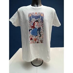 Disney Little Mermaid Ariel & Prince Eric Dancing T-Shirt - Size M Next Level